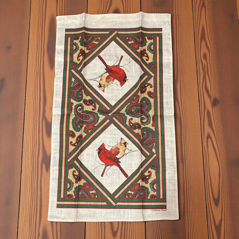 Steven Linens Stevens Linen Cardinal Tea Towel - Etsy