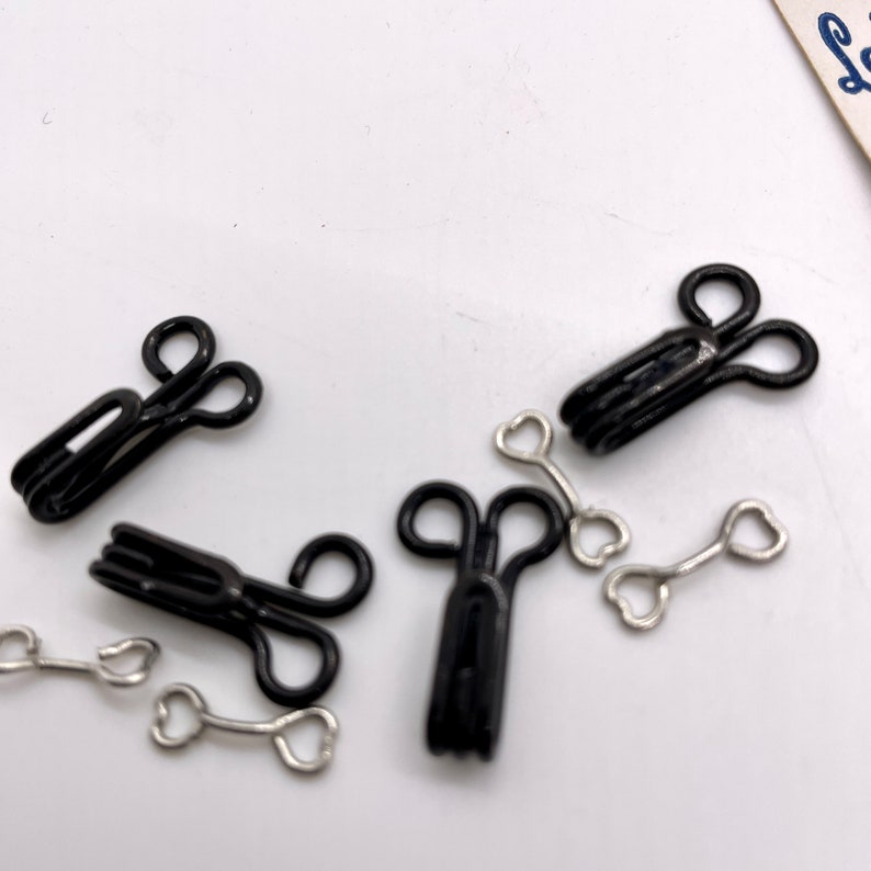 Vintage Hook Eye Closures Grab Bag Sewing Notions Cloth Etsy