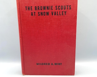 Mystery Brownie Scouts en Snow Valley: Libro infantil vintage de tapa dura