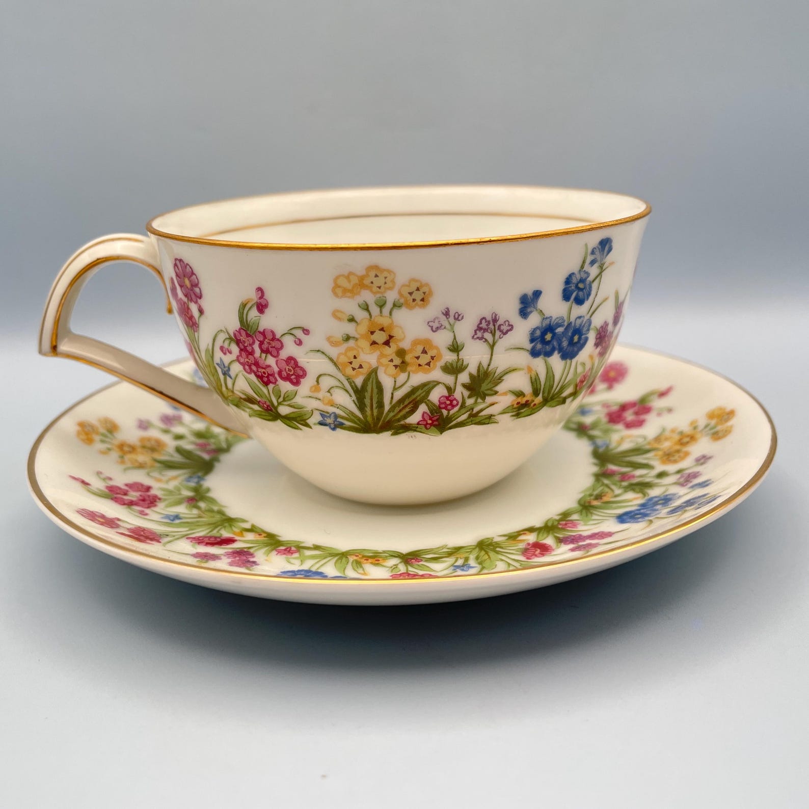 Kent China Wildflowers Dinnerware Place Setting - 5 Pieces - Etsy