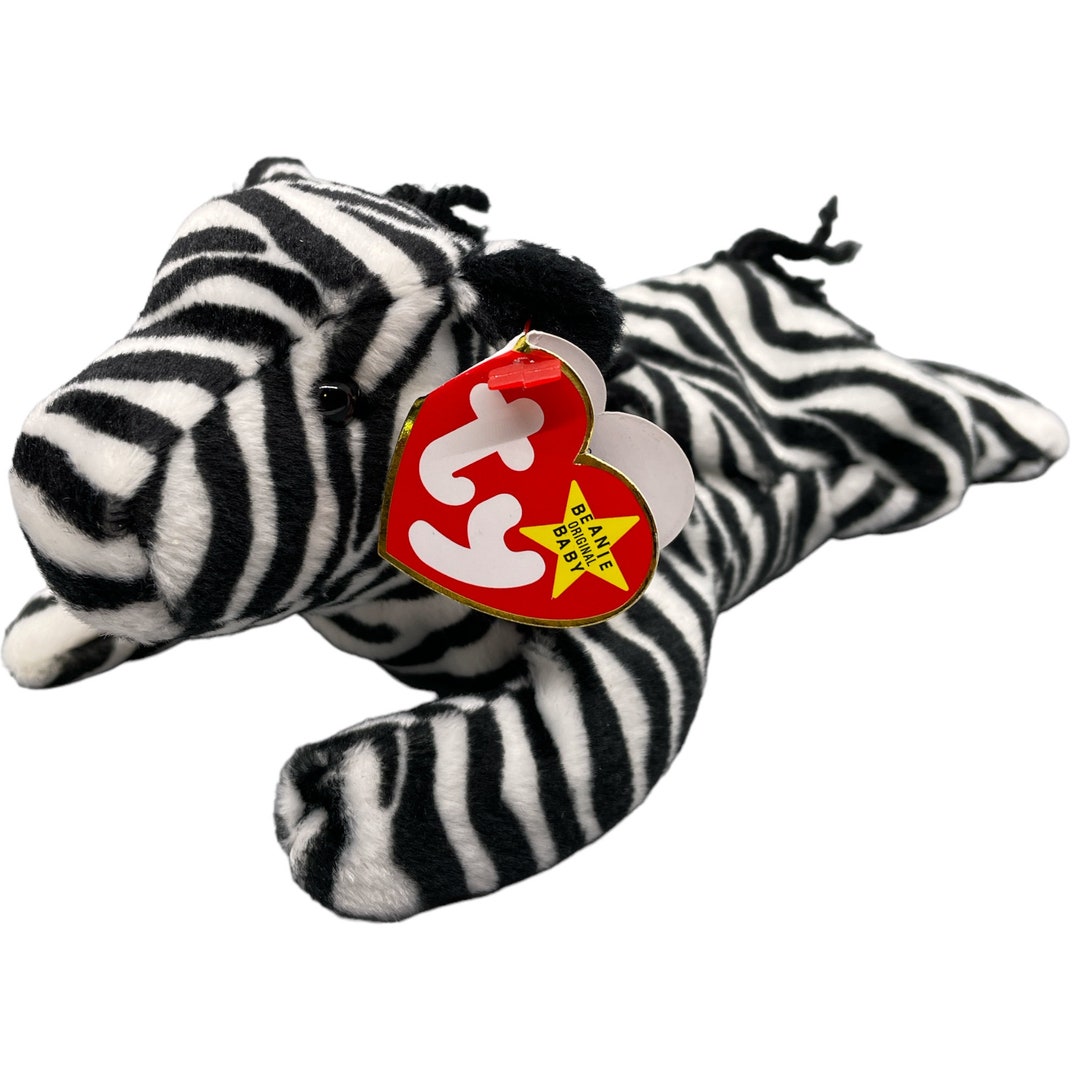 4th Gen Ziggy Zebra Beanie Baby Excellent Condition Animal Etsy