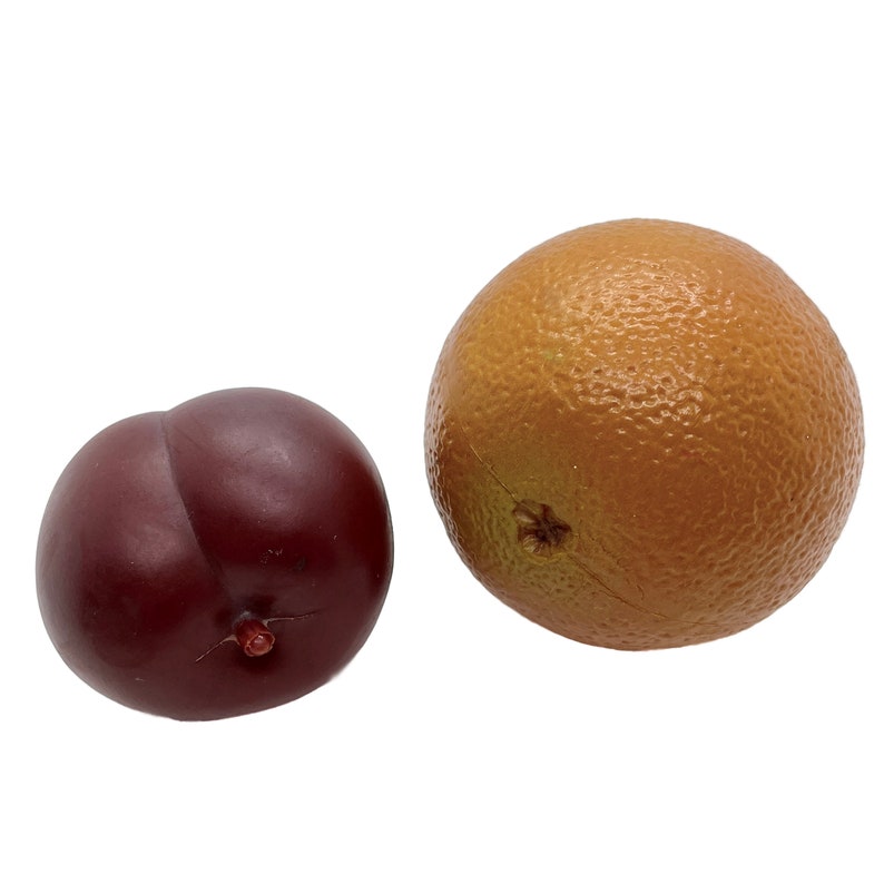 Vintage Realistic Fake Plastic Fruit Rubber White Grapes Etsy