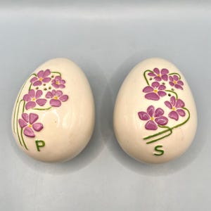 Easter Egg Salt and Pepper Shakers