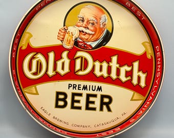 Vintage Old Dutch Beer Tray Eagle Brewing Co Catasauqua PA