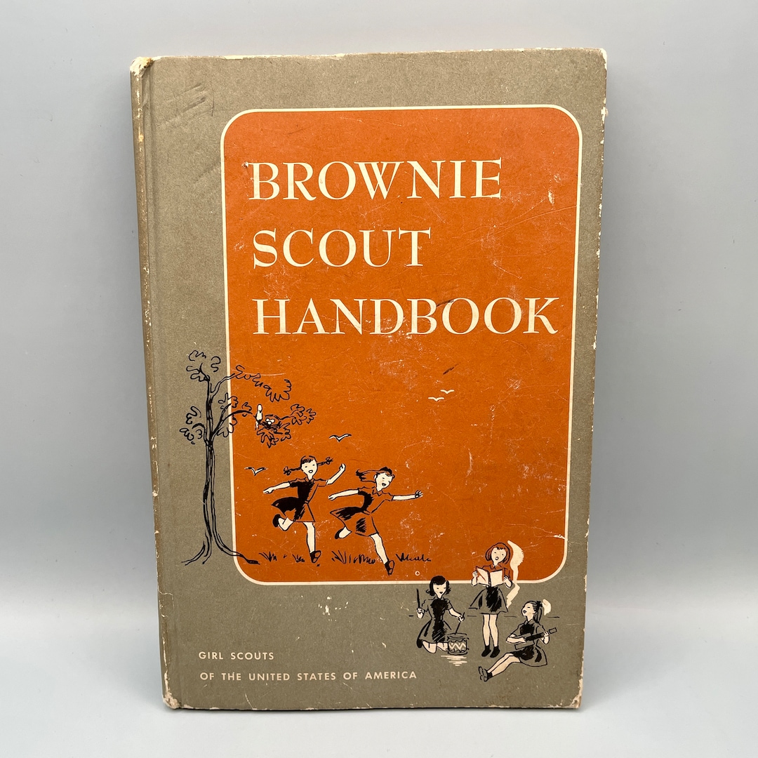Vintage Brownie Scout Handbook, 1958 Girl Scout Manual Etsy
