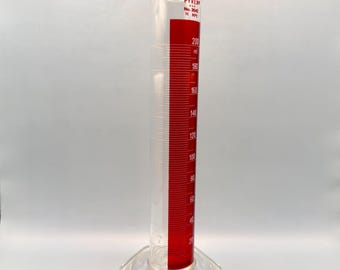 Pyrex 3042 200 ml Cylinder Beaker: Scientific Glass Measures