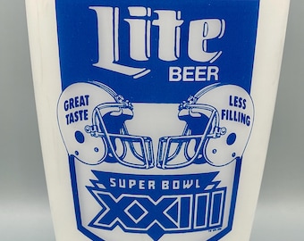 Classic Miller Lite Super Bowl 23 Beer Pitcher