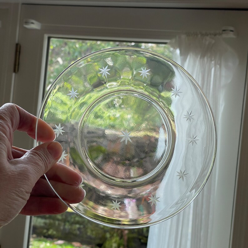 Vintage Clear Glass Dessert Plates set of 4 Plates With 8 Etsy