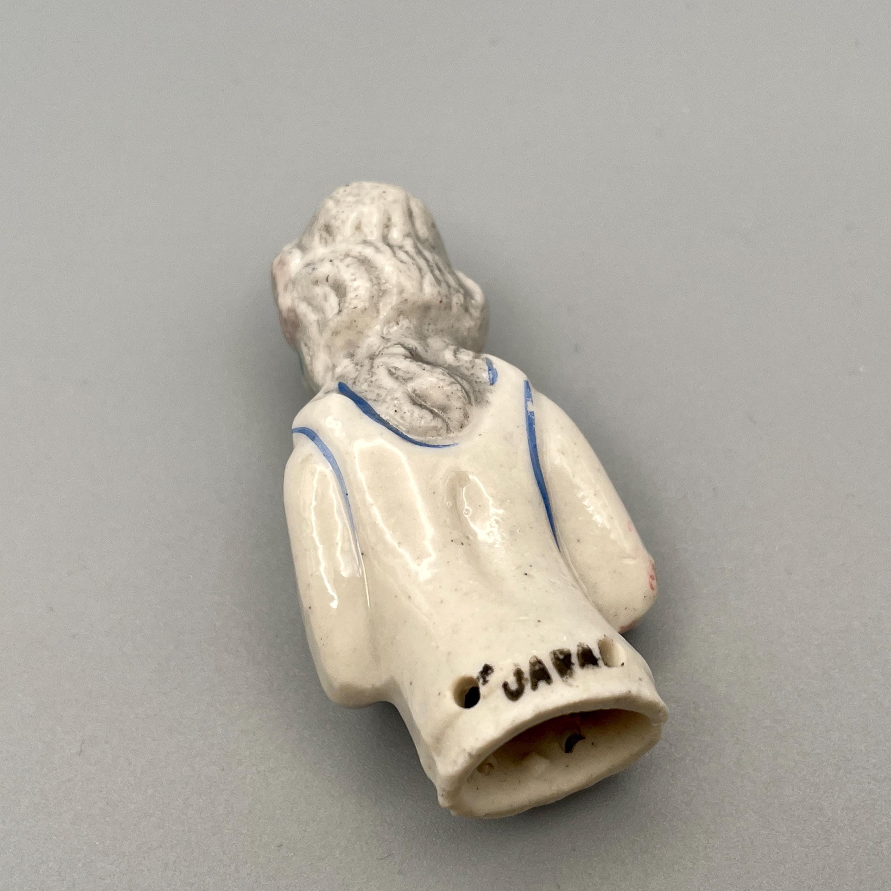 ヴィンテージ磁器製ピンクッションハーフドール - Etsy 日本