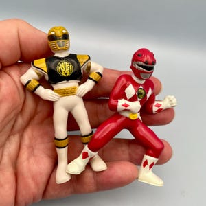 Mighty Morphin Power Rangers PVC Figures - Etsy
