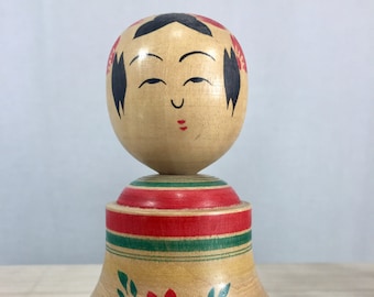 Vintage Japanese Kokeshi Doll Folk Art