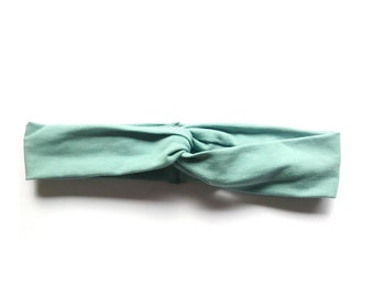 Headband Knot Headband BIO Jersey GOTS Certified Flowers Flowers