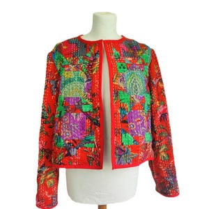 kantha lapptäcksjacka