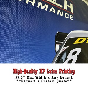 Custom One-Way Perforated Adhesive Vinyl Door and Window Graphic Decals. 70/30 Privacy Decal for your Auto Windows, Storefront, and Doors!
