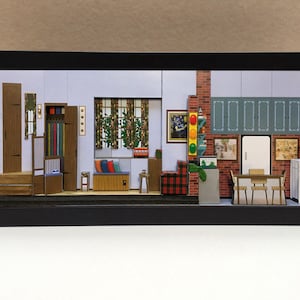 Mister Rogers themed gifts, Mister Rogers TV Show Gifts, Mister Rogers Memorabilia, Mister Rogers show gifts, Diorama, Unique Wall Art