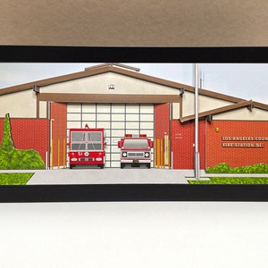 Emergency themed gifts, Emergency TV Show Gifts, Emergency Memorabilia, Emergency show gifts, Diorama, Diorama Art, Unique Wall Art