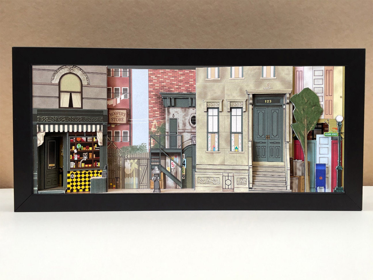 レア　Sesame Street ミニカー ジオラマセット Sesame Street Classic 1970's Set - Sesame Street TV Show Gifts