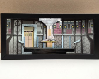 Doctor Who themed gifts, Doctor Who TV Show Gifts, Doctor Who Memorabilia, Doctor Who show gifts, Diorama, Diorama Art, Unique Wall Art