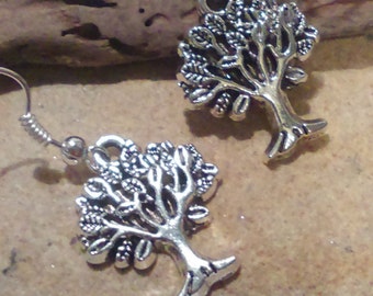 Tree of life earrings, Tibetan earrings