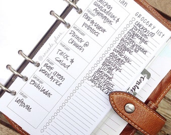 Digital Personal Size Meal Plan Insert