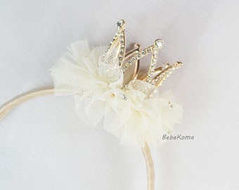 Baby Crown headband, tiara headband, girls tiara, crown headband, rhinestone crown, girls tiara headband, baby tiara, crown headbands,