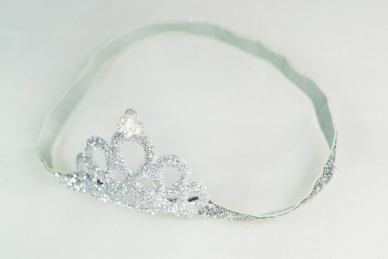 Princess tiara headband glitter crown headband princess Etsy