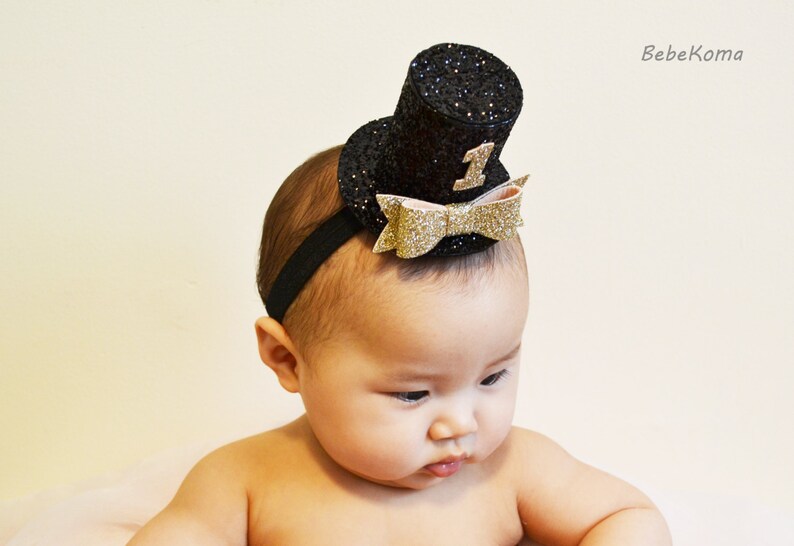 baby top hat headband