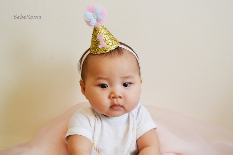 1st birthday hat glitter party hat party hat party hat Etsy