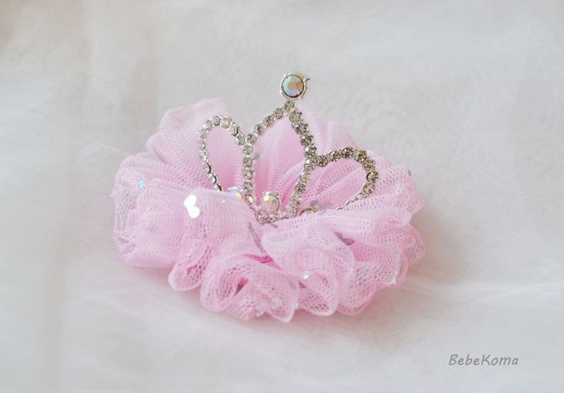 Hair clip crown baby hair clip crown birthday hair clip Etsy