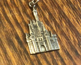 Sterling silver Disney castle charm