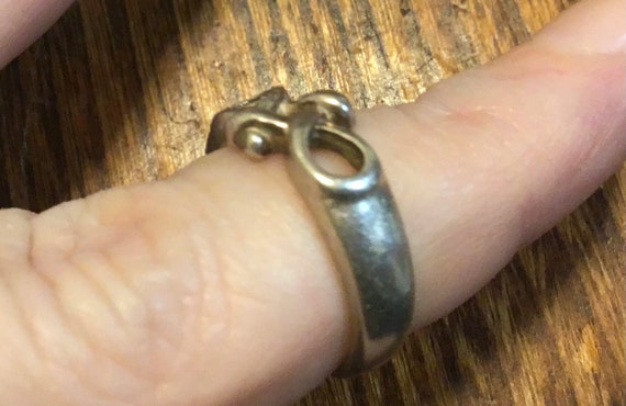 Infinity band ring sterling silver size 6.5 - image 3