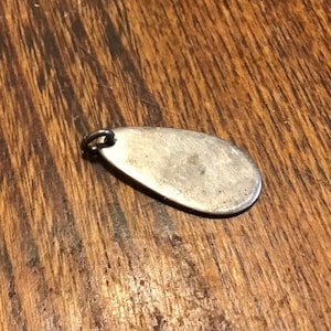 Sterling silvere engravable charm