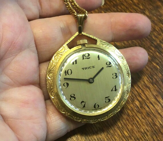 Trice‎ Pocket Watch And Chain Trice Watch | eBay main image 2
