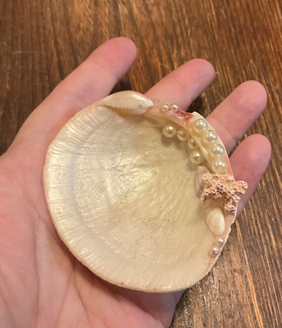 Vintage seashell ring holder - image 2