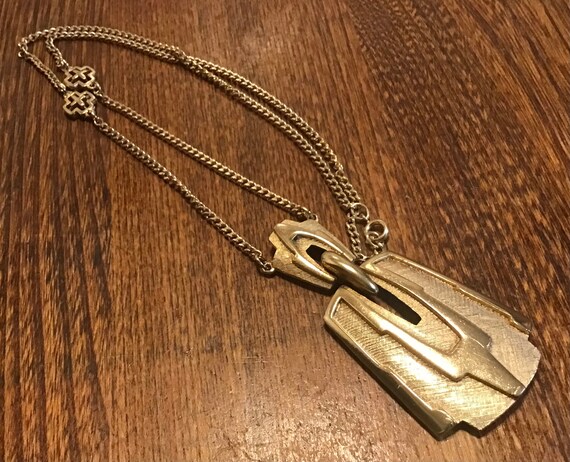 Vintage goldtone necklace 24 inches - image 3