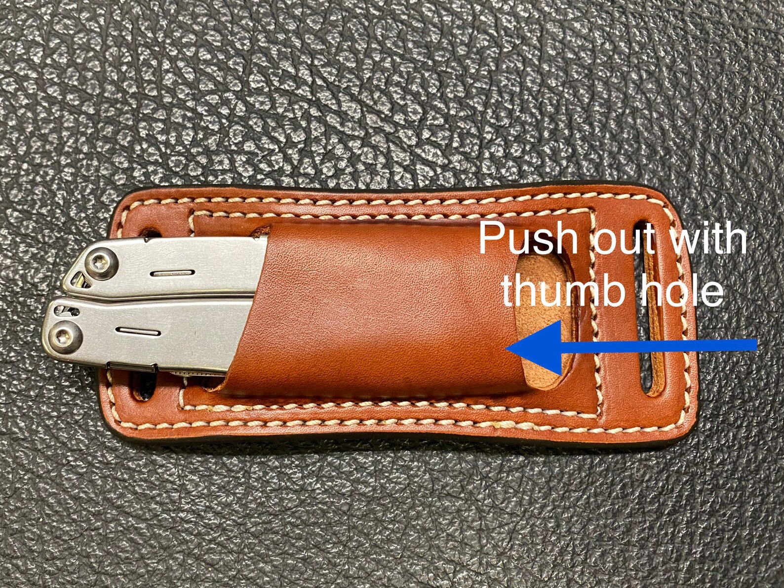 Horizontal Leather Sheath for Leatherman Wingman / Belt / Etsy