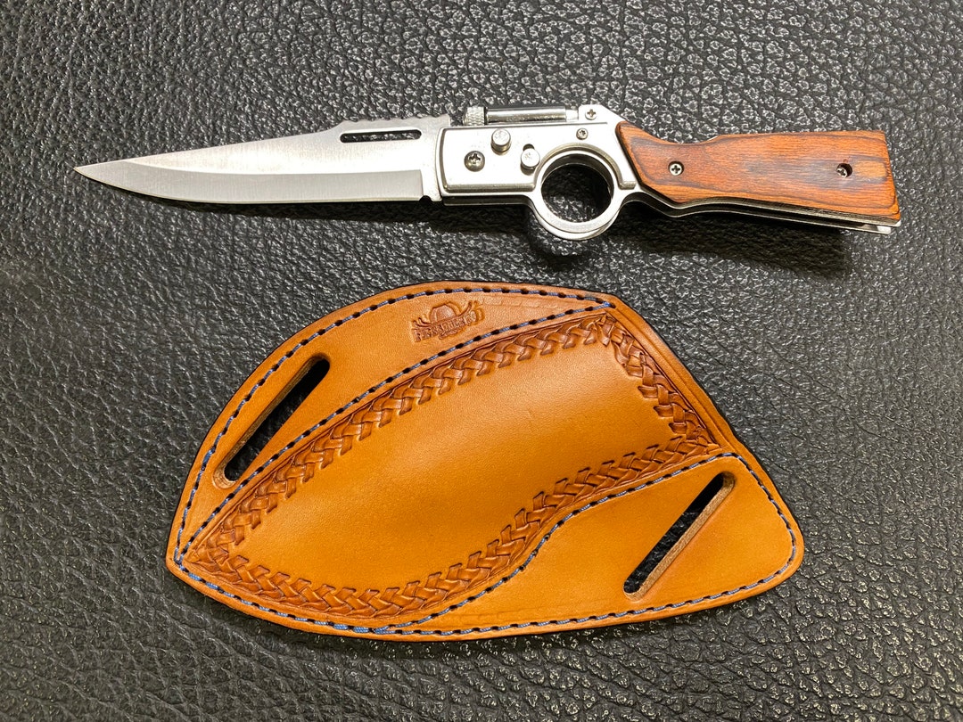 IN STOCK Pancake Knife Sheath With Gun Knife Crossdraw Holster / Light