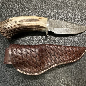 ¡EN STOCK! - Funda y cuchillo de caza de asta enorme