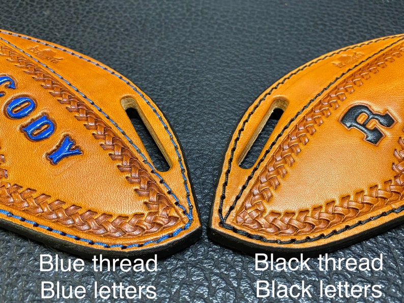 CUSTOM Pancake Knife Sheath With Wood Knife Crossdraw Etsy