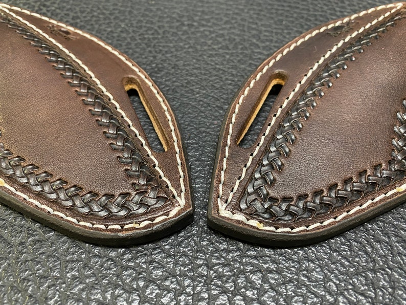 Pancake Knife Sheath With Wood Knife Crossdraw Holster / Etsy