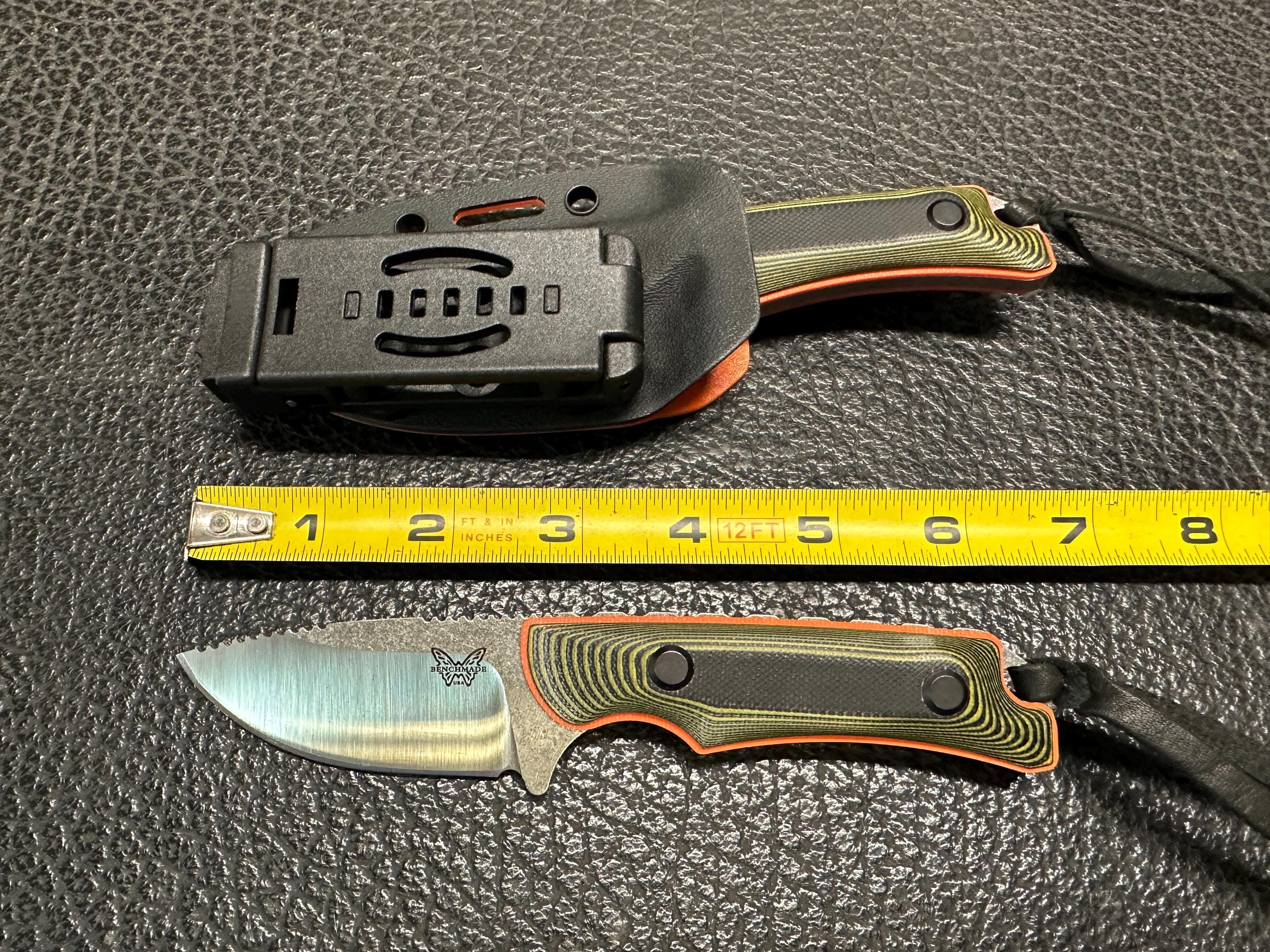 バンペイユ様 CUSTOM Leather Pancake Sheath With Knife - Crossdraw Holster