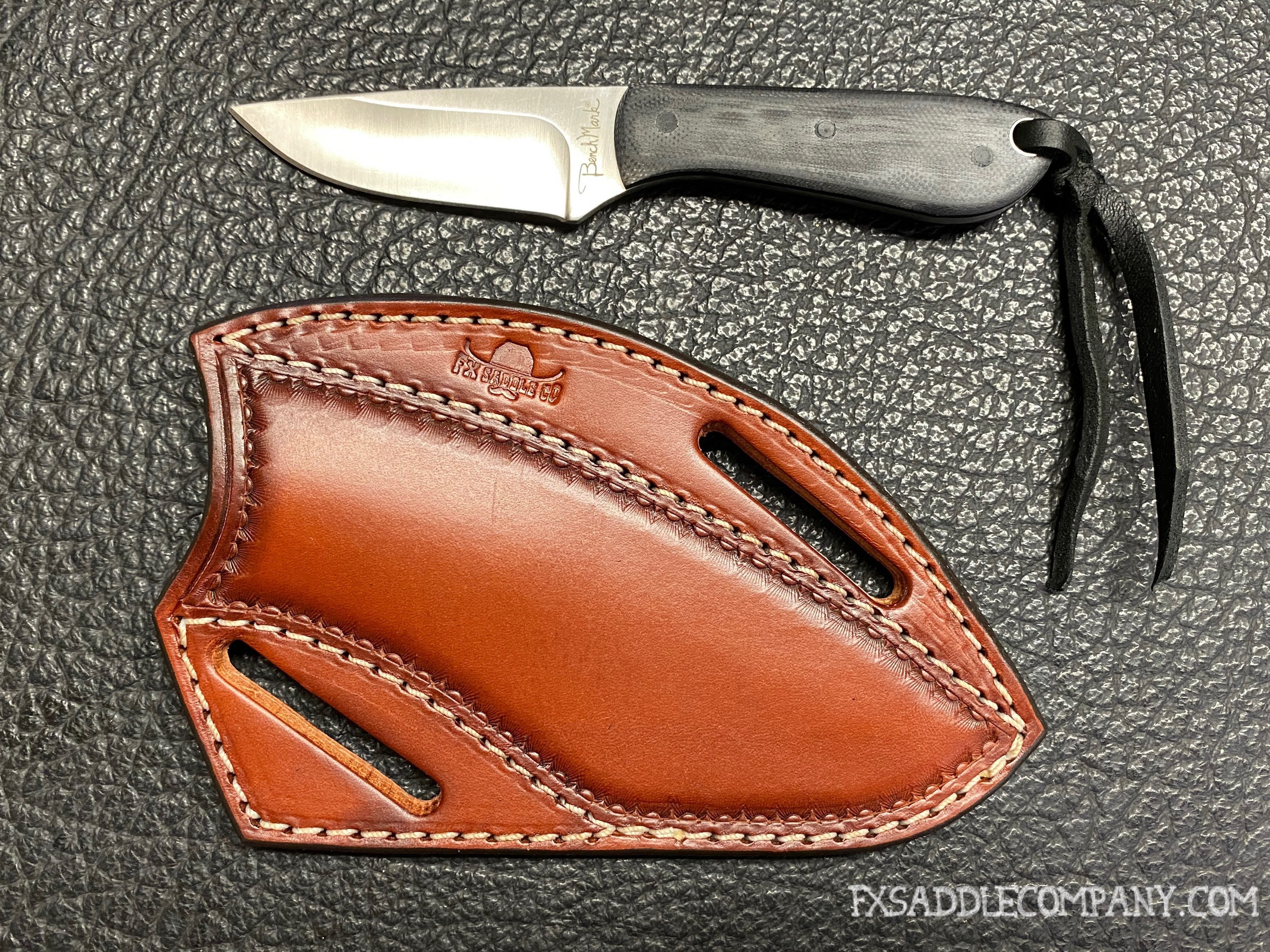 Kessaku Leather Knife Sheath with Belt Loop for 6-8 Inch Fillet