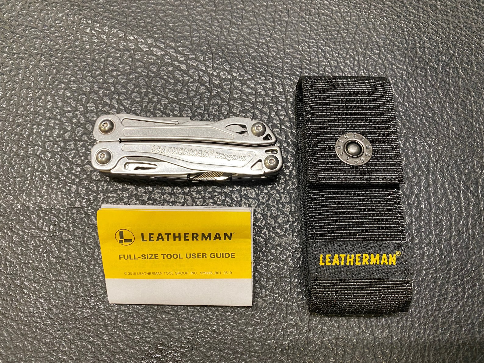 Horizontal Leather Sheath for Leatherman Wingman / Belt / Etsy