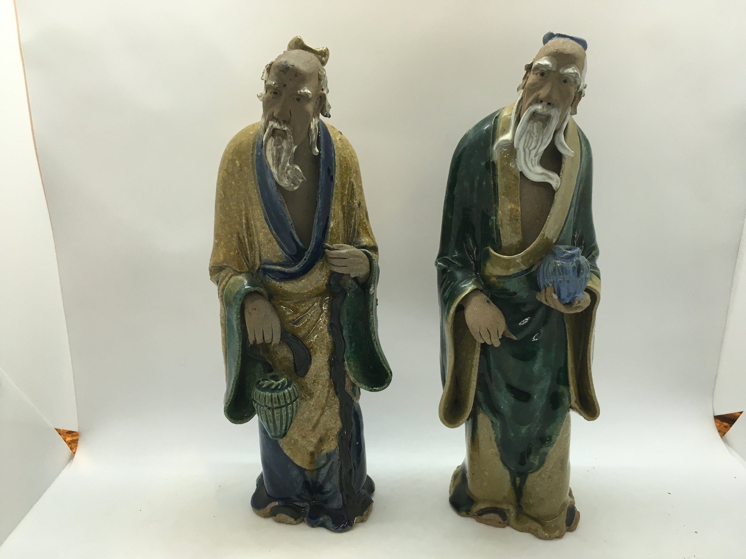 1990s Chinese Mudman Figurine Purchased in Vietnam