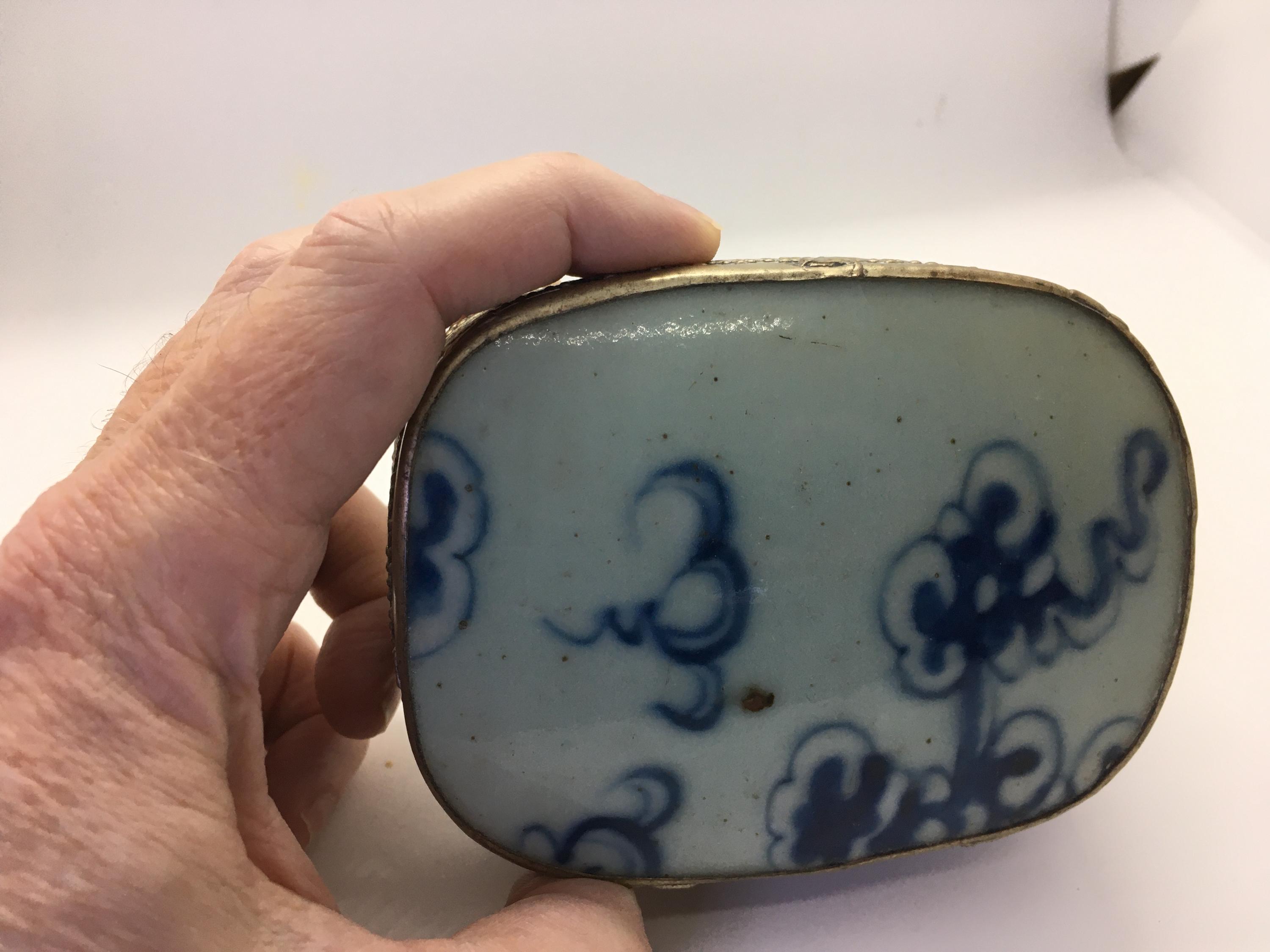 中国の青白磁の破片の小物入れ - Etsy 日本