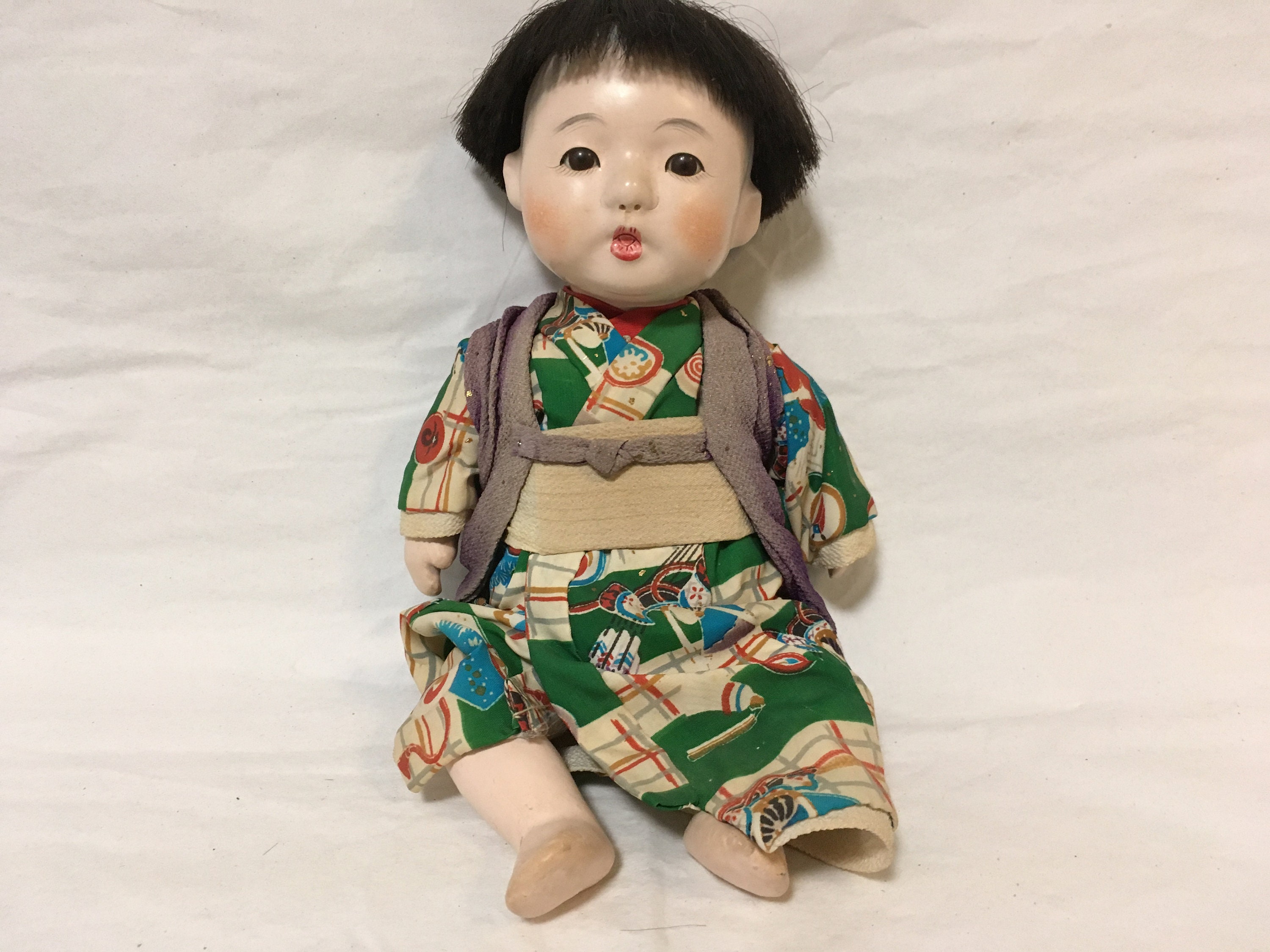 Vintage Japanese Doll 水彩 【公式通販】