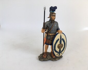 Imperial Roman Soldier with Spear and Shield ~ Plastic 4&quot; Tall ~ MULTIPLE AVAILABLE