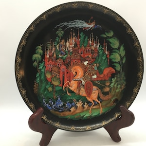 Russian Legends Collector Plate ~ Rusian & Ludmilla Bradford Exchange 1988