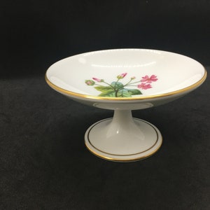 Vintage Minton Malva Porcelain Footed Trinket or Candy Dish