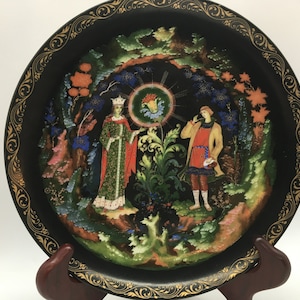 Russian Legends Collector Plate ~ Bradford Exchange 1990 ~ The Story of The Stone Flower